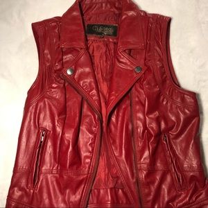 Ci Sono leather vest